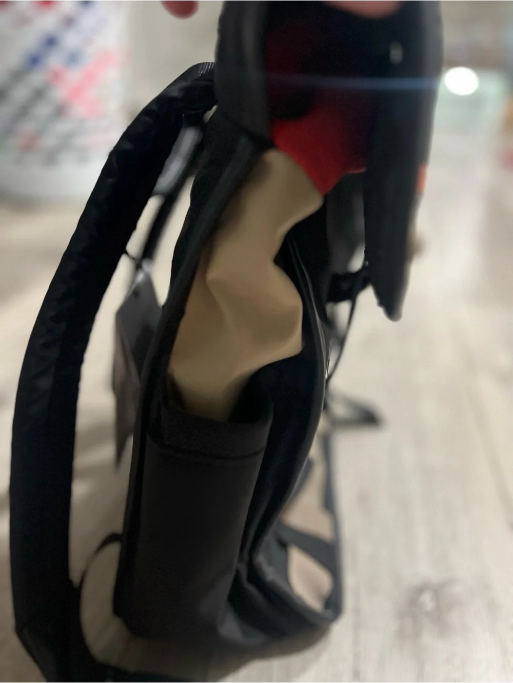 Joan & David Black and Tan 18 inch workbook Backpack
